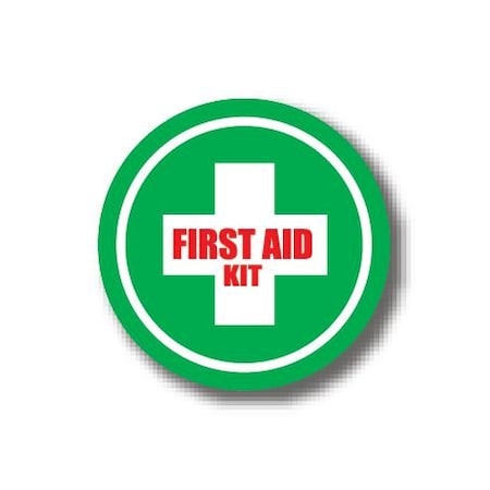 Ergomat 17in CIRCLE SIGNS - First Aid Kit DSV-SIGN 289 #6023 -UEN